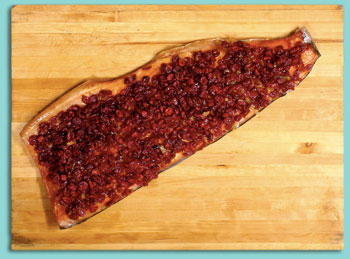 Smoked Salmon with Cranberry