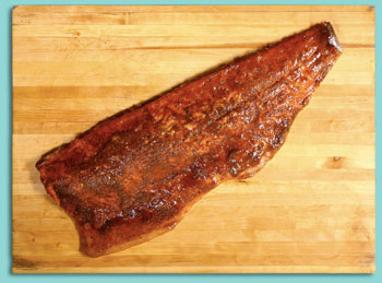 Smoked Salmon with Thai Rub